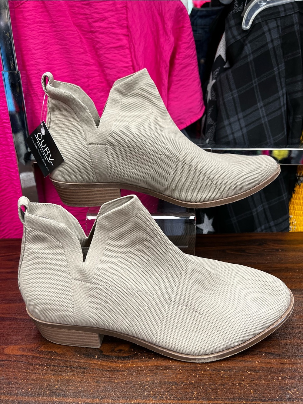 Torrid Stretch Knit Ankle Booties - Size 9.5WW